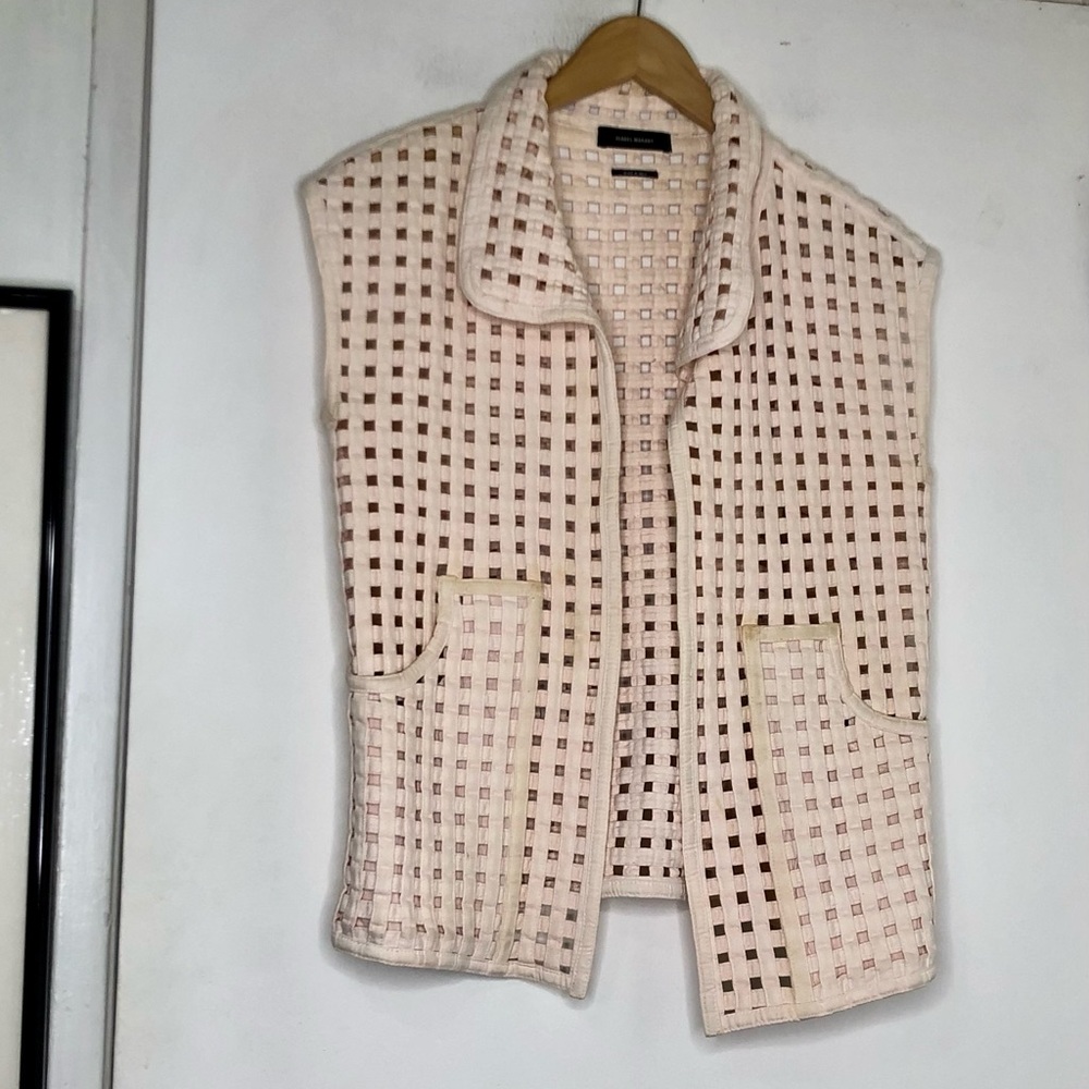 Isabel Marant • Cage Vest w/ Lapel in Light Pink